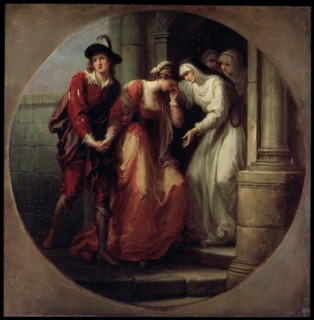 'The Parting of Abelard and Heloise', before 1780.  Artist: Angelika Kauffmann
