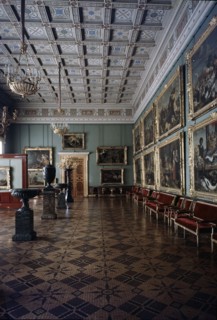 'The Hall of Flemish Paintings in the Hermitage' c20th century. Artist: Unknown