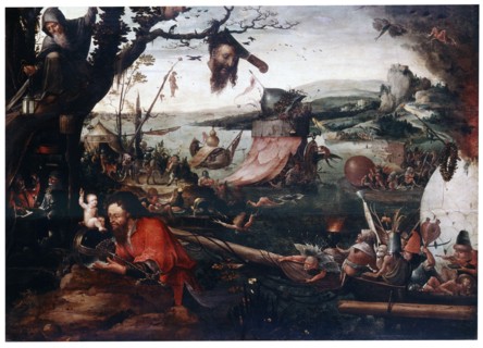 'Landscape with the Parable of Saint Christopher', early16th century.  Artist: Jan Mandyn