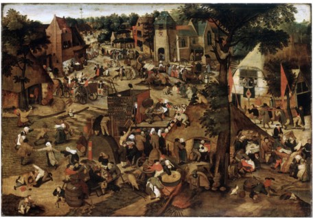 'Fair with a Theatrical Performance', c1580-1630. Artist: Pieter Brueghel the Younger
