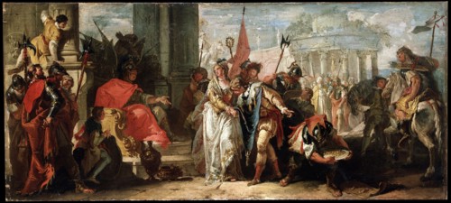 'The Magnanimity of Scipio Africanus', c1727-1769. Artist: Francesco Fontebasso