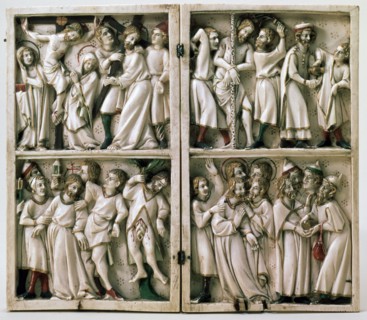 'Diptych with Gospel Subjects', end of 14th century. Artist: Unknown