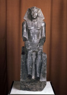 'Statue of the Pharaoh Amenemhat III', 19th century BC. Artist: Unknown
