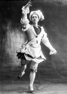 Vaslav Nijinsky, Russian ballet dancer, 1909. Artist: Anon