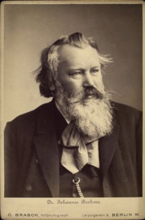 Johannes Brahms, German composer and pianist, 1889. Artist: C Brasch
