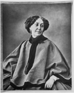 George Sand, French author, 1864. Artist: Nadar