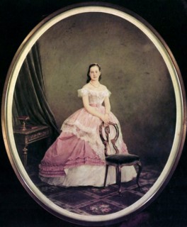 Portrait of Grand Duchess Maria Alexandrovna of Russia, (1853-1920), 1860s-1870s. Artist: Charles Bergamasco