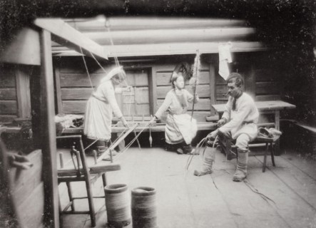 Everyday life of the Mari people, Russia, c1880s-c1890s. Artist: Unknown