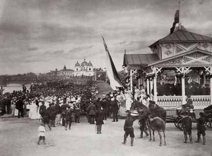 Tsarevich Nicholas of Russia at Novocherkassk, Russia, 1891.  Artist: Kessler