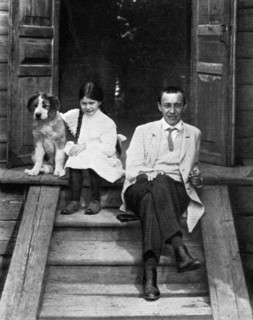 Sergei Rachmaninov, Russian composer, pianist and conductor, Ivanovka, Russia, 1913. Artist: Unknown