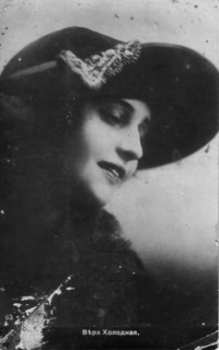 Vera Kholodnaya, Russian silent film actress, 1910s. Artist: Unknown