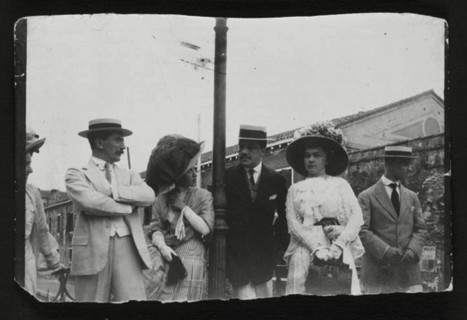 Leon Bakst, Russian artist and designer and ballet impresario Serge Diaghilev, c1910. Artist: Unknown