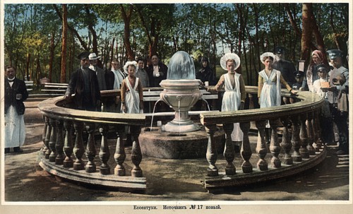 Mineral water spring no 17 (new), Yessentuki, Russia, 1900s.  Artist: Anon