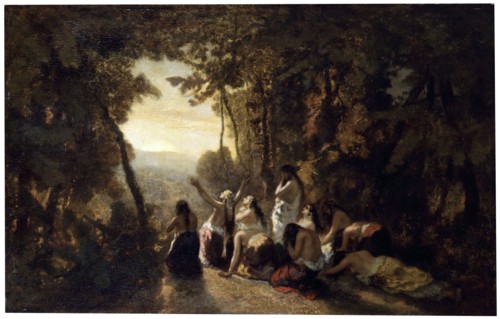 'The Lament of Jephthah's Daughter', 1846.  Artist: Narcisse Virgile Diaz de la Pena