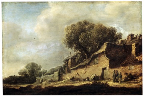 'Landscape with a Peasant Cottage', 1631.  Artist: Jan van Goyen