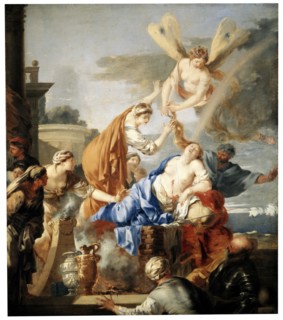 'The Death of Dido', c1637-c1640. Artist: Sébastien Bourdon