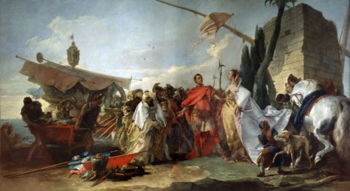 'Caesar meeting Cleopatra', 1747.  Artist: Giovanni Domenico Tiepolo