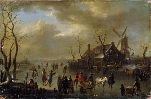 'Winter Landscape', 17th century. Creator: Klaes Molenaer.