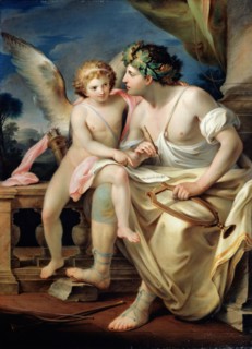'Poet's Inspiration', 1785.  Artist: Mariano Rossi