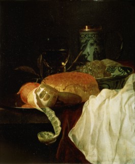 'Fruit, Bread and Wine', 17th century.  Artist: Juriaen van Streeck