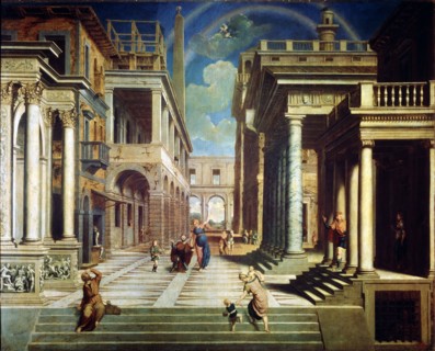 'The Apparition of the Sibyl to Caesar Augustus', 1535.  Artist: Paris Bordone