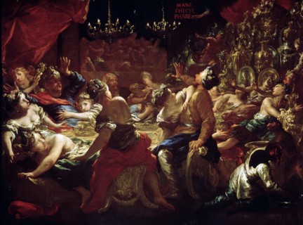 'The Feast of Belshazzar', 17th or early 18th century. Artist: Pietro Dandini