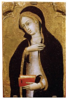 'Virgin Annunciate', c1410. Artist: Andrea di Bartolo