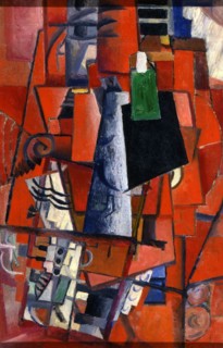 A Woman at the Piano', 1913.  Artist: Kazimir Malevich