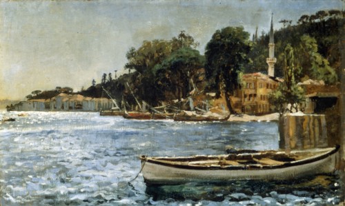 'View of Bebek near Constantinople', 1872.  Artist: Jan Matejko