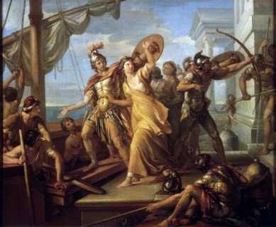 'Paris Abducting Helen', c1782-c1784.  Artist: Gavin Hamilton