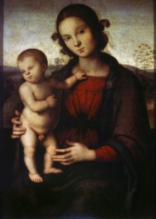 'Virgin and Child', late 15th or early 16th century. Artist: Perugino
