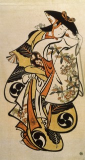 'Male Actor Playing a Woman', c1704-c1711. Artist: Torii Kiyonobu I