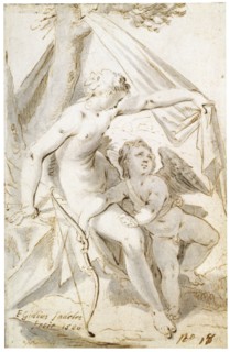 'Venus and Cupid', 1600.  Artist: Aegidius Sadeler II