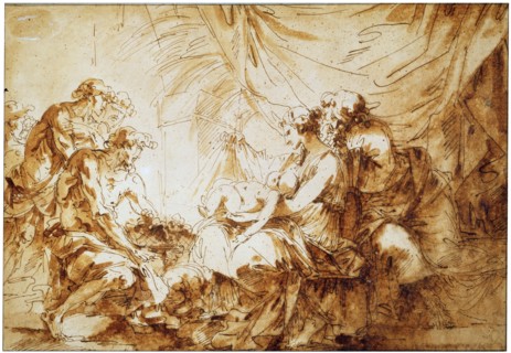 'The Adoration of the Christ Child', 18th or early 19th century. Artist: André-Jean Le Brun