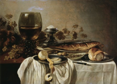 'Breakfast', 1646.  Artist: Pieter Claesz