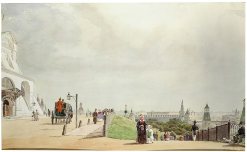 'In the Moscow Kremlin', 1839.  Artist: Johann Philipp Eduard Gärtner
