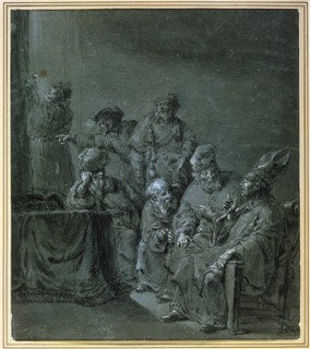 'A Biblical Subject', 17th century.  Artist: Leonard Bramer