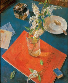 Branch of a Bird Cherry Tree in a Glass', 1932.