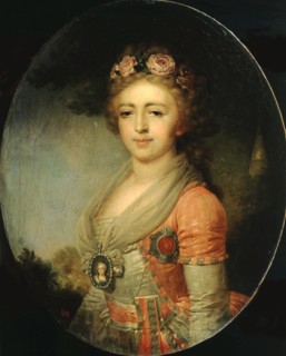 Portrait of Grand Duchess Alexandra Pavlovna (1783-1801), Daughter of Emperor Paul I, c1798.