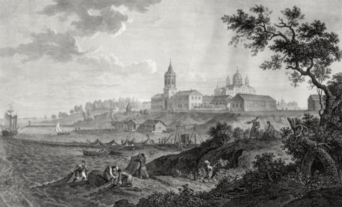 The Konevsky Monastery of Nativity of Virgin in Konevets, 1812.