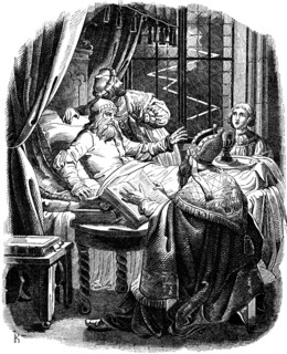 Henry the Lion before his death in Brunswiek, 1840.
