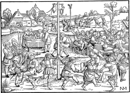 The Dance of the Noses at Gimpelsbrunn, 1534.