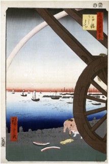 Ushimachi, Takanawa (One Hundred Famous Views of Edo), 1856-1858.  Creator: Hiroshige, Utagawa (1797-1858).