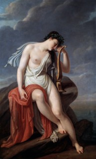 Sappho on the Lefkada's Cliff', early 19th century. Creator: Guérin, Pierre Narcisse, Baron (1774-1833).