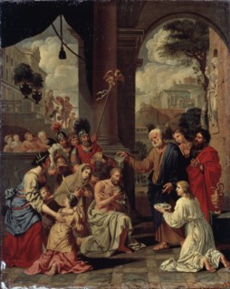 The Baptism of St. Cornelius the Centurion', 17th century. Creator: Corneille, Michel, the Elder (ca. 1601-1664).