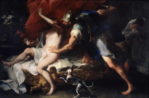Tarquinius and Lucretia'. Creator: Giordano, Luca (1632-1705).