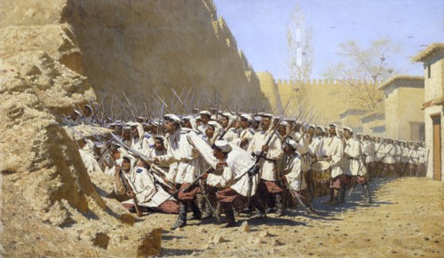 At the Fortress Walls. Let them in!', 1871. Creator: Vereshchagin, Vasili Vasilyevich (1842-1904).