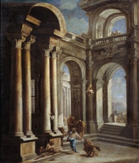 The Healing of Blind Man of Jericho'.  Creator: Ricci, Sebastiano (1659-1734).
