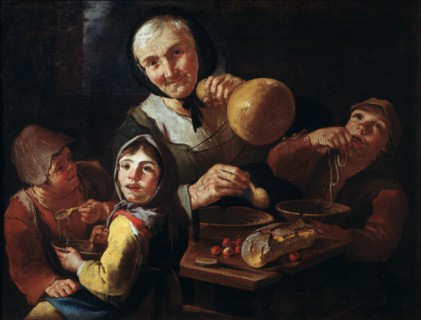 The Peasant's Meal'.  Creator: Cipper, Giacomo Francesco (1664-1736).