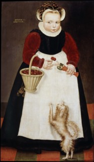 Portrait of a young girl', 1584. Creator: Bock, Hans, the Elder (ca. 1550-1623).